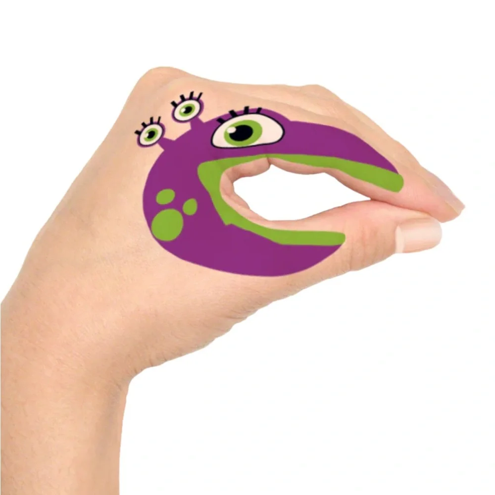Various Hand Puppet Temporary Tattoos Bundle Set of 9